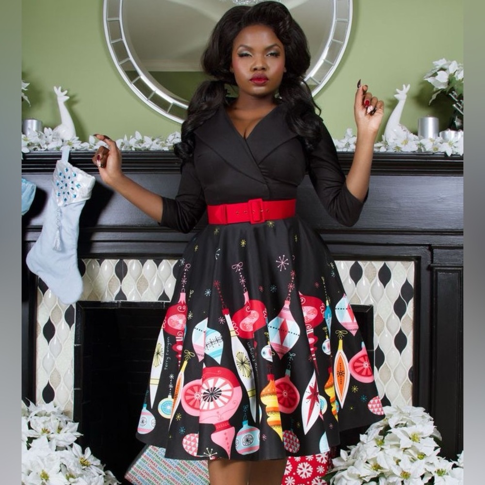 Pinup Couture Ornament Dress – Small